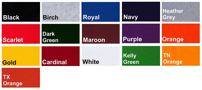 515Y Youth Short Color Swatches | Dodger Industries